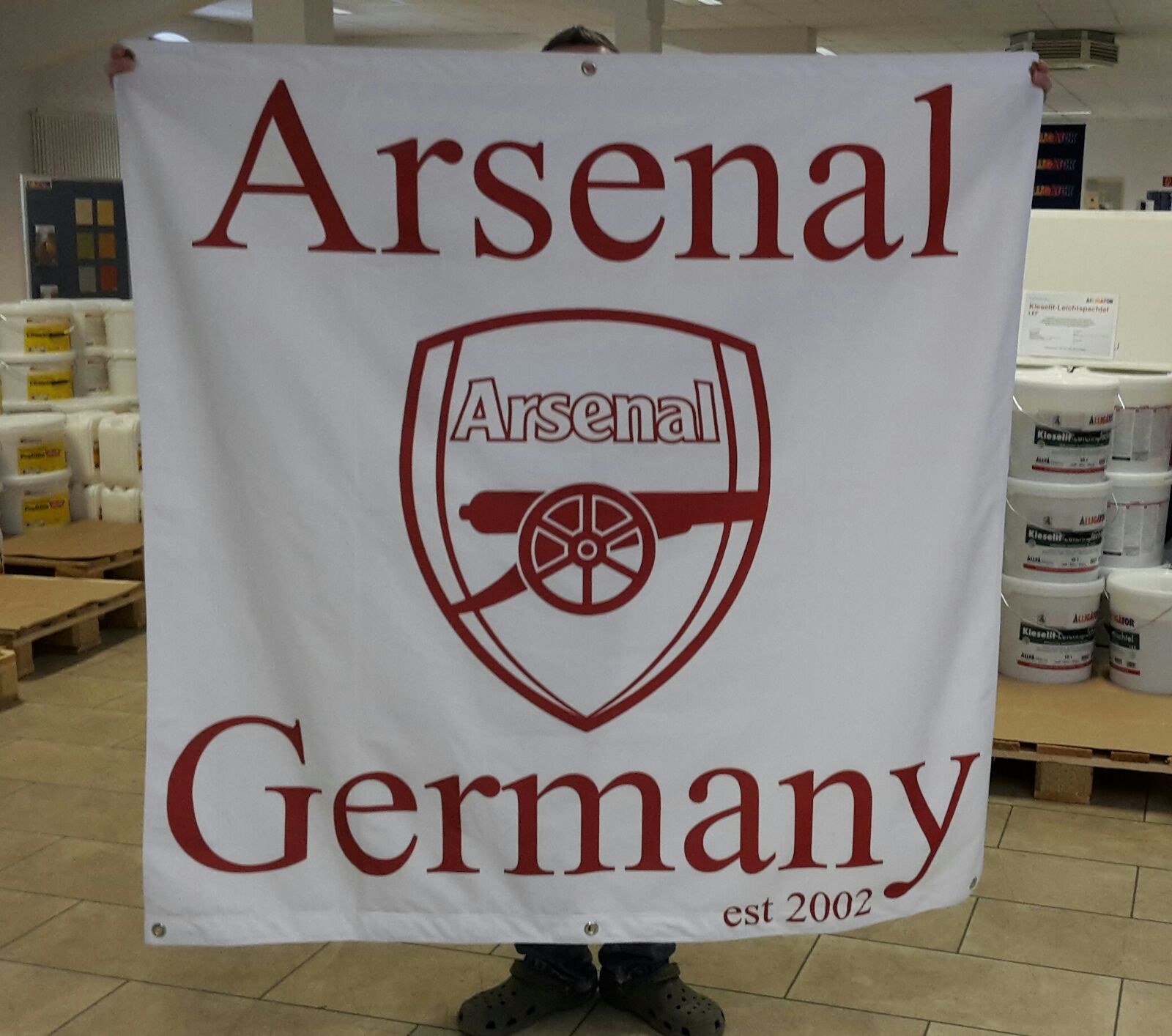 Arsenal Germany est. 2002 Flag