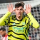 Kai Havertz feiert den Siegtreffer des Arsneal FC